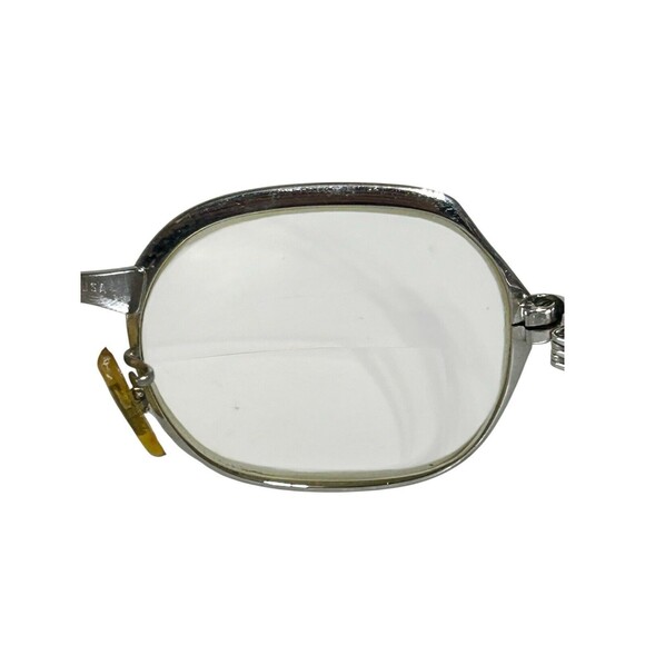 M/C 130 USA Vintage Eyeglasses Petite Nice Condition Silver Vtg With Case - Picture 14 of 16